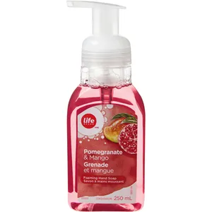 Pomegranate & Mango Foaming Hand Soap - Nourishing Cleanser for Soft Skin, Delightful Scent