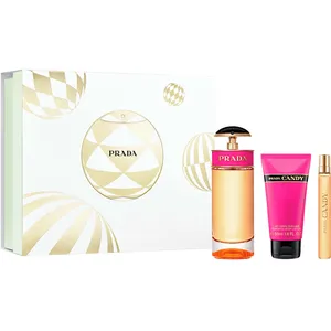 Prada Candy Eau de Parfum Holiday Set - Full Size 80ml, Travel Spray 10ml, Body Lotion 50ml