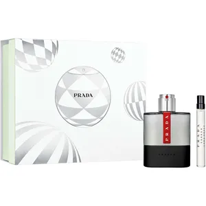 Prada Luna Rossa Carbon Eau de Toilette Holiday Set - Full-Size & Travel Spray for Men