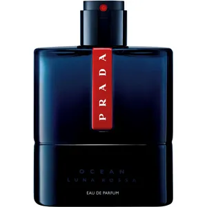 Prada Luna Rossa Ocean Eau De Parfum for Men - Fougère Fragrance with Grapefruit, Incense, Vanilla