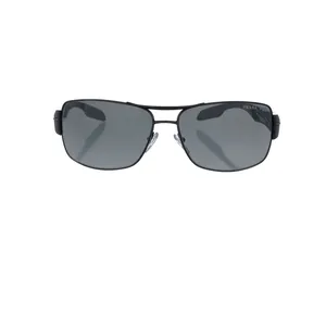 Prada PS53NS Sport Fashion Sunglasses - Black Stainless Steel Frame with Gray Lenses