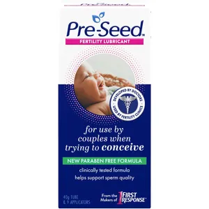Pre-Seed Fertility Friendly Lubricant for Couples Trying to Conceive - Mimics Natural Fluids