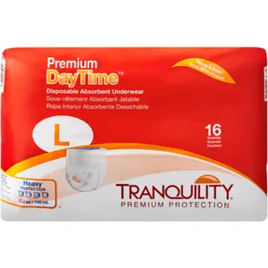 Premium DayTime Disposable Absorbent Underwear, Large - Skin Dryness, Odor Control, and Comfort