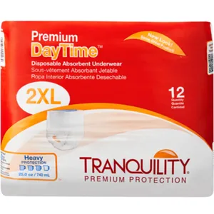 Premium XX-Large DayTime Disposable Absorbent Underwear with Peach Mat Guarantee for Comfort