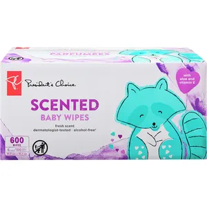 President's Choice Scented Baby Wipes with Aloe & Vitamin E - Dermatologist-Tested, Alcohol-Free
