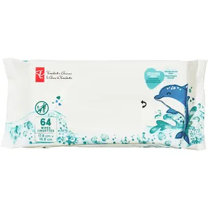 President's Choice Water Baby Wipes - 99% Water, Hypoallergenic, Fragrance-Free, Natural Fibers