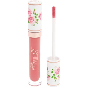 Pretty Vulgar CEO of Lip Gloss: 401Slay Warm Nude with Gold Glitter & Pink Pearl Shine