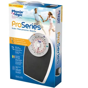 ProSeries Scale 300 lb Capacity, Large Dial, Colorful Indicators for Home & Clinic Use