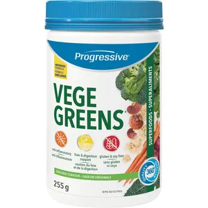 Progressive VegeGreens Original Superfood Powder - Vegan, Nutrient-Dense, Immune Support, 8.5g