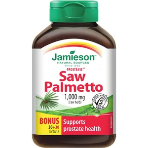 Prostease Saw Palmetto Complex for Healthy Prostate - 1000 mg Softgel for Men