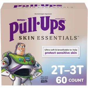 Pull-Ups Boys Skin Essentials Training Pants 2T-3T (16-34 lbs) - Soft, Leak-Free Comfort