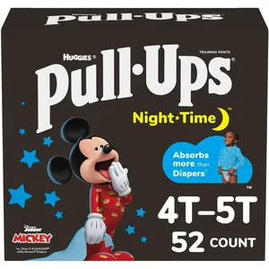 Pull-Ups Boys' Night-Time Potty Training Pants 4T-5T 