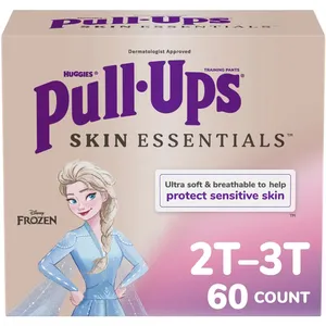 Pull-Ups Girls Skin Essentials Training Pants 2T-3T (16-34 lbs) - Ultra Soft, Leak-Free & Hypoallergenic