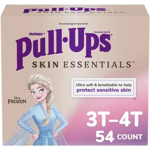 Pull-Ups Girls Skin Essentials Training Pants 3T-4T - Ultra Soft, Leak-Free, Disney Frozen Graphics