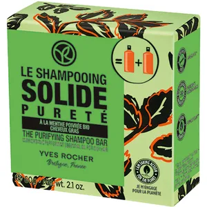 Purifying Shampoo Bar with Peppermint - Eco-Friendly, Biodegradable, Sulfate-Free Hair Care