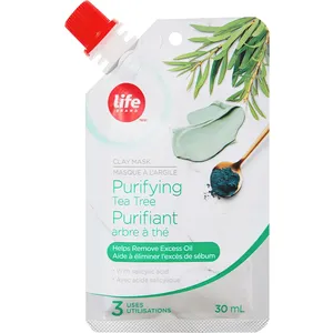 Purifying Tea Tree Acne Clay Mask - Hypoallergenic, Paraben-Free, Soothing Formula for Sensitive Skin