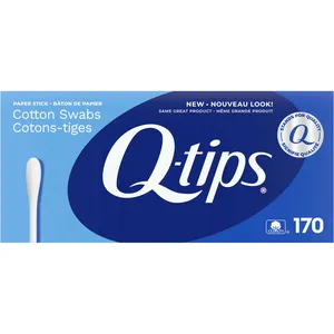 Q-Tips Cotton Swabs 170 ct - Versatile Beauty, Baby Care, Arts & Crafts, and Home Use