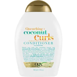 Quenching Coconut Curls Conditioner with Coconut Oil, Honey & Citrus Oil for Hydrated Curls
