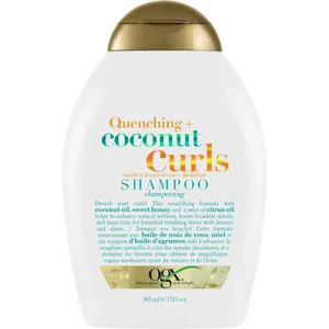 Quenching Coconut Curls Shampoo with Coconut Oil, Sweet Honey for Defined, Bouncy Curls