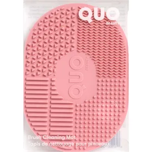 Quo Beauty Brush Cleaning Mat - Eco-Friendly, Multi-Textured Design for All Cosmetic Brushes
