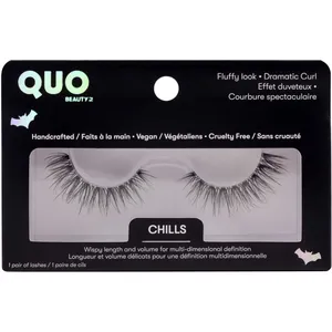 Quo Beauty Chills Lashes - Fluffy Volume, Dramatic Curl, Lightweight, 1 Pair