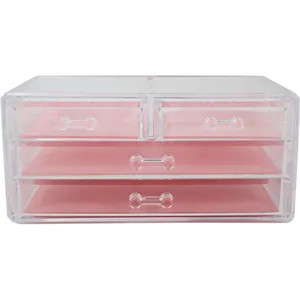 Quo Beauty Cosmetic Storage Case - 4 Drawers, Multi, 24x15.5x11.3 cm - Ultimate Vanity Organizer