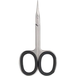 Quo Beauty Cuticle Scissors with Ultra-fine Tapered Blades and Removable Silicone Rings