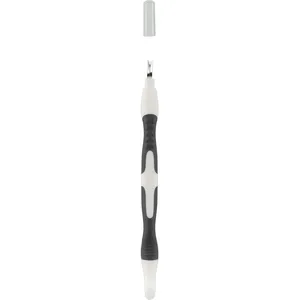Quo Beauty Dual-Ended Cuticle Pusher and Trimmer with Textured Grip for Easy Cuticle Care