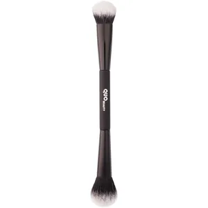Quo Beauty Dual-ended Complexion Detailer - Eco-friendly Brush with Recycled Packaging and Synthetic Fibers