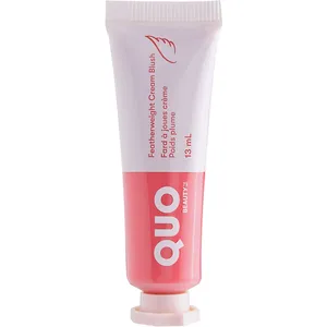 Quo Beauty Featherweight Cream Blush - Angelic -42, Lightweight, Vegan, Buildable Color for Natural Glow