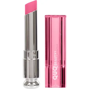 Quo Beauty Glowy Lip Balm Coral 10 - Vegan, Cruelty-Free, PH Colour Adjusting, Rosehip Seed Oil