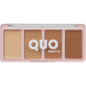Quo Beauty Multi-Shade Cream Concealer Palette - Hydrating Formula for Flawless Complexion
