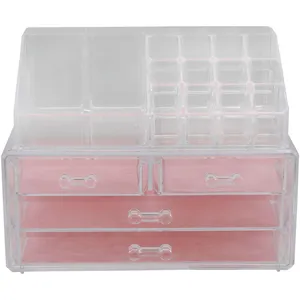 Quo Beauty Multi Stackable Beauty Organizer - 23.7x15x18.5 cm, Perfect for Cosmetics & Jewelry