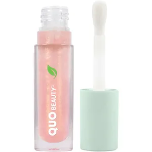 Quo Beauty Shimmer Lip Oil - Sugar Cookie - 70% Naturally-Derived Ingredients, Glossy Shine