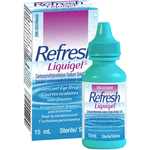 REFRESH LIQUIGEL Ophthalmic Solution - Long-lasting Relief for Dry Eyes - Soothing Gel Formula