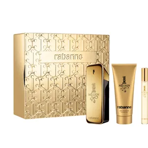 Rabanne 1 Million Eau de Toilette Gift Set - 100ml Spray, 100ml Shower Gel, 10ml Travel Size