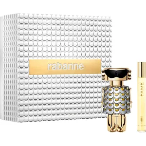 Rabanne Fame Eau de Parfum Gift Set - 50ml Perfume & 10ml Travel Spray, Luxurious Fragrance