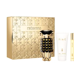 Rabanne Fame Parfum 3-Piece Gift Set - 80ml Perfume, 75ml Body Lotion, 10ml Travel Spray