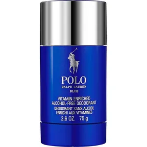 Ralph Lauren Polo Blue Deodorant Stick - Invigorating Melon, Basil Verbena & Washed Suede Scent