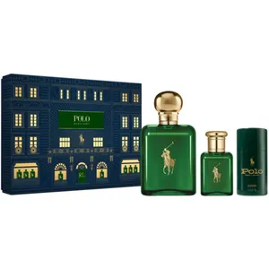 Ralph Lauren Polo Eau de Toilette Holiday Set - 125ml, 40ml, 75g - Luxurious Fragrance Gift Set