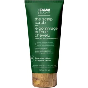 Raw Sugar Scalp Scrub Micro Polish - Vegan, Cruelty-Free Exfoliating Formula for Healthy Hair and Scalp