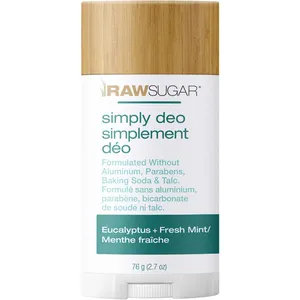Raw Sugar Simply Deo - Eucalyptus & Fresh Mint Aluminum-Free Deodorant with Natural Ingredients