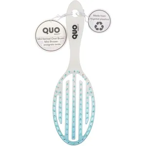 Recycled Mini Vent Brush Ombre - Eco-Friendly Hair Brush for All Hair Types, Comfortable Detangling