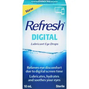 Refresh Digital Lubricant Eye Drops - Soothing Relief for Digital Eye Discomfort, 10 mL