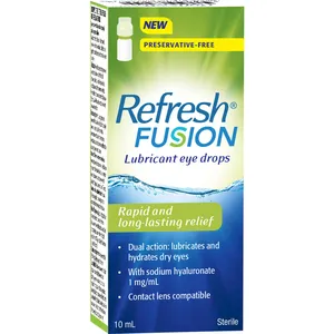 Refresh Fusion MDPF Lubricant Eye Drops - Preservative-Free Relief for Dry Eyes