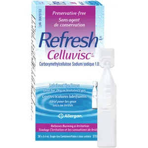 Refreshing Celluvisc Ophthalmic Solution for Dry Eyes – Preservative-Free Gel in Single-Use Vials