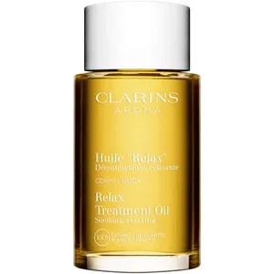 Relax Body Treatment Oil by Clarins - 100% Pure Plant Extracts for Stress Relief & Moisturization