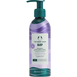 Relaxing Hair & Body Wash - The Body Shop - Floral Aroma, 95% Natural Ingredients, Vegan Certified
