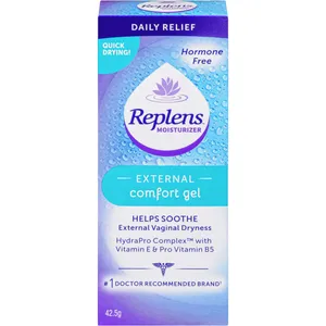 Replens External Comfort Gel with HydraPro Complex, Vitamin E & Pro-Vitamin B5 for Vaginal Moisture
