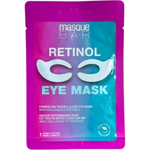 Retinol Bio Cellulose Eye Mask - Purple, Skin Plumping & Firming Treatment for Smooth Texture